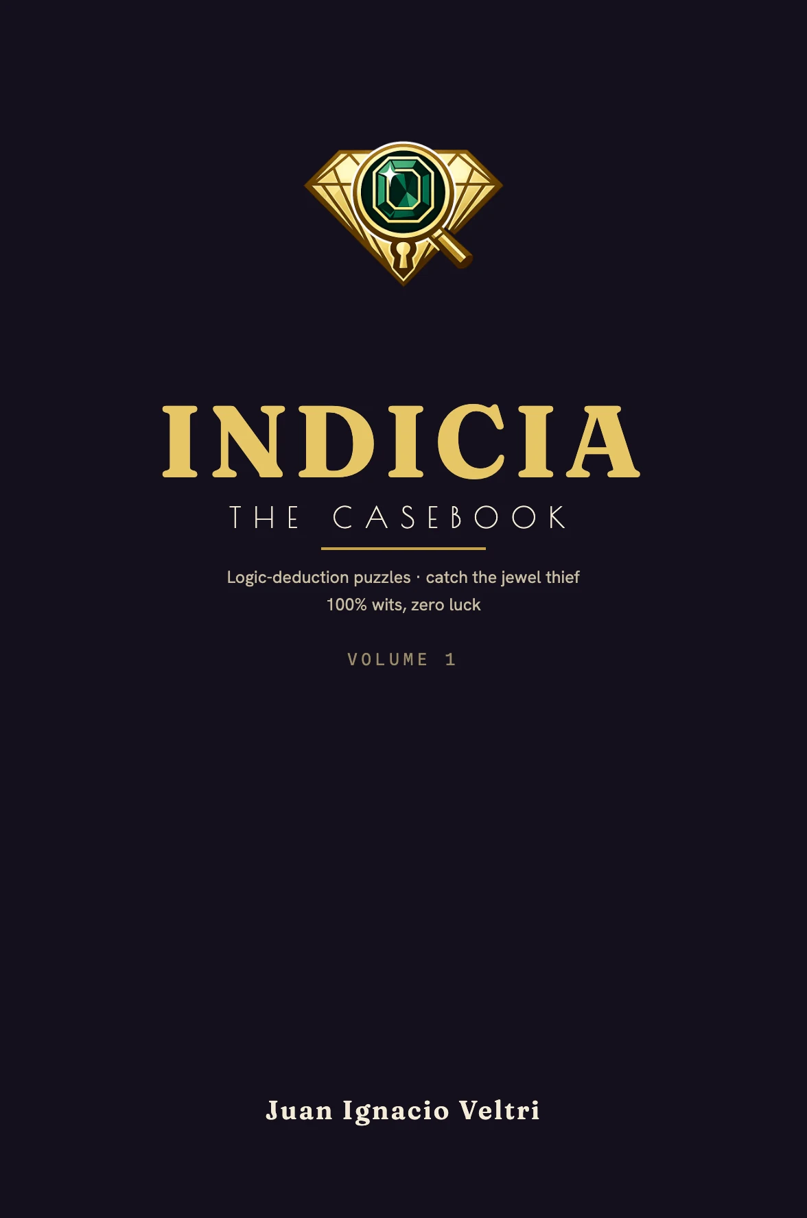 Cover of Indicia · The Casebook, Volume 1, English edition